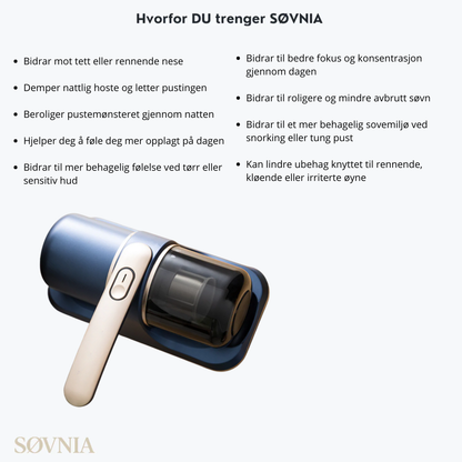 SØVNIA Støvmiddfjerner